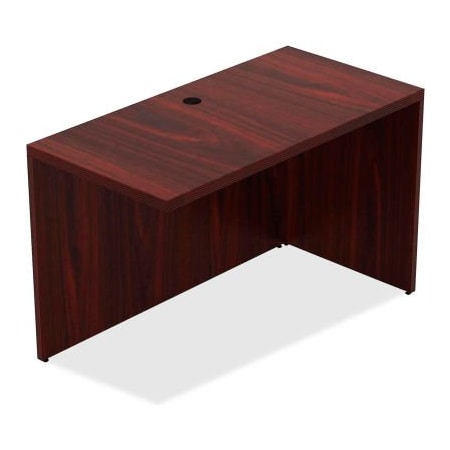 Lorell Lorell Desk Return - 47.3" x 23.6" x 30" - Mahogany - Chateau Series 34322